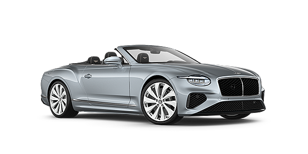 Bentley Auckland New Bentley Continental GTC convertible front three quarters in Silverlake paint